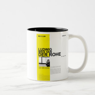 Caneca De Café Em Dois Tons Ludwig Mies Van Der Rohe