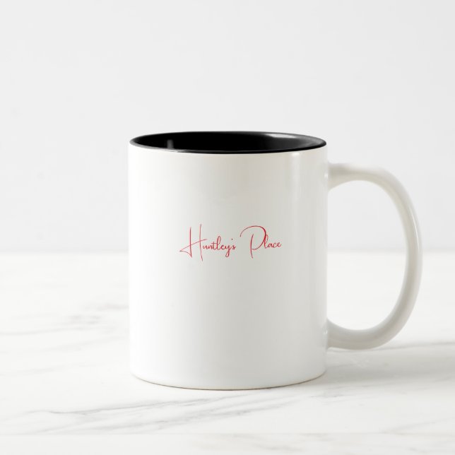 Caneca De Café Em Dois Tons Lugar de Huntley (Direita)