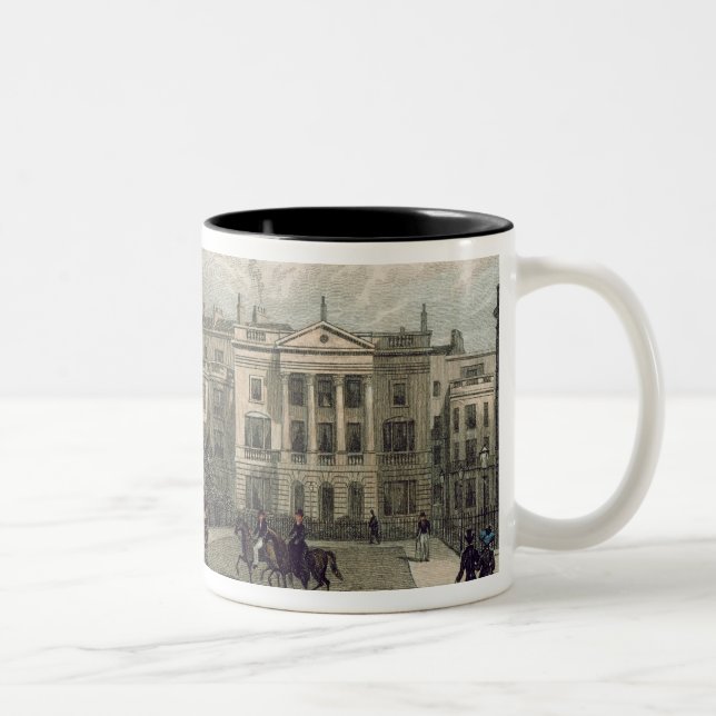 Caneca De Café Em Dois Tons Lugar de St Andrews, parque dos regentes, 1828 (Direita)