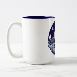 Caneca De Café Em Dois Tons Luna-Caneca