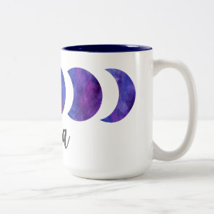Caneca De Café Em Dois Tons Luna Phase Coffee Mug