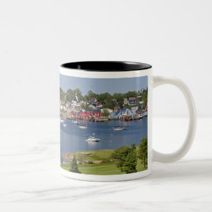 Caneca De Café Em Dois Tons Lunenberg, Nova Escócia, Canadá.