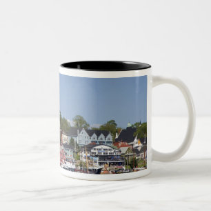 Caneca De Café Em Dois Tons Lunenberg, Nova Scotia, Canadá. 4