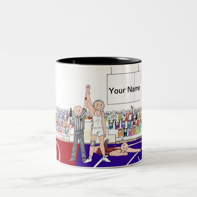 Caneca De Café Em Dois Tons Lutador - chaveiro masculino (Centro)