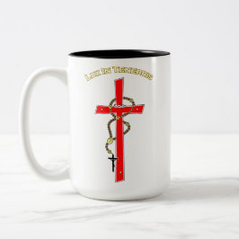 Caneca De Café Em Dois Tons Lux in Tenebris -02