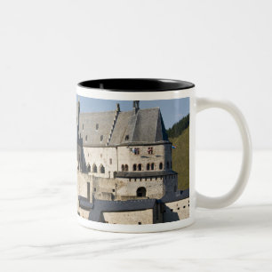 Caneca De Café Em Dois Tons Luxemburgo, Vianden. Castelo de Vianden (século XV