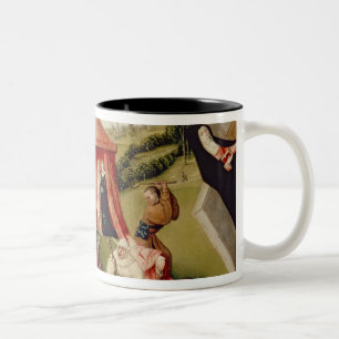 Caneca De Café Em Dois Tons Luxo, detalhe da mesa dos sete