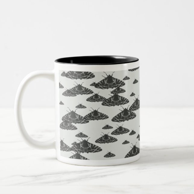 Caneca De Café Em Dois Tons Luz à noite espreitando à meia-noite (Esquerda)