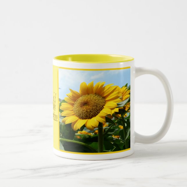Caneca De Café Em Dois Tons Luz do sol (Direita)