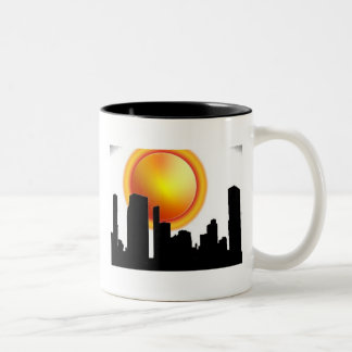 Caneca De Café Em Dois Tons Luz do sol de Atlanta