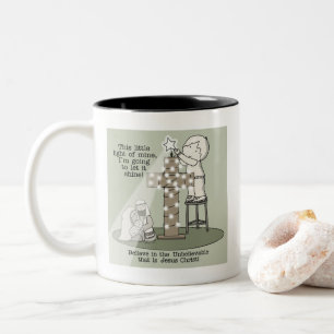 Caneca De Café Em Dois Tons Luz Minha