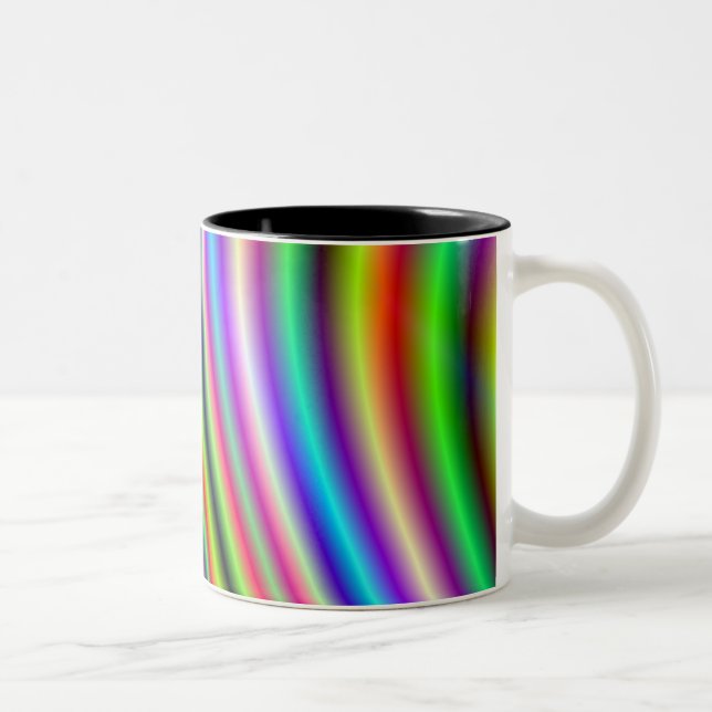 Caneca De Café Em Dois Tons Luzes de Vegas (Direita)