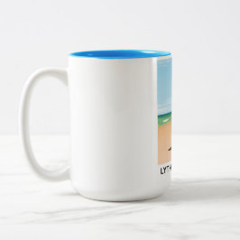 Caneca De Café Em Dois Tons Lytham Rua Annan Lancashire poster