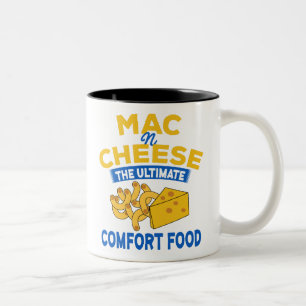 Caneca De Café Em Dois Tons Mac n Cheese Ultimate Comida de conforto