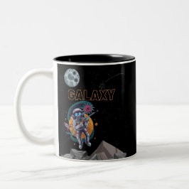 Caneca De Café Em Dois Tons macaco GALÁXIA
