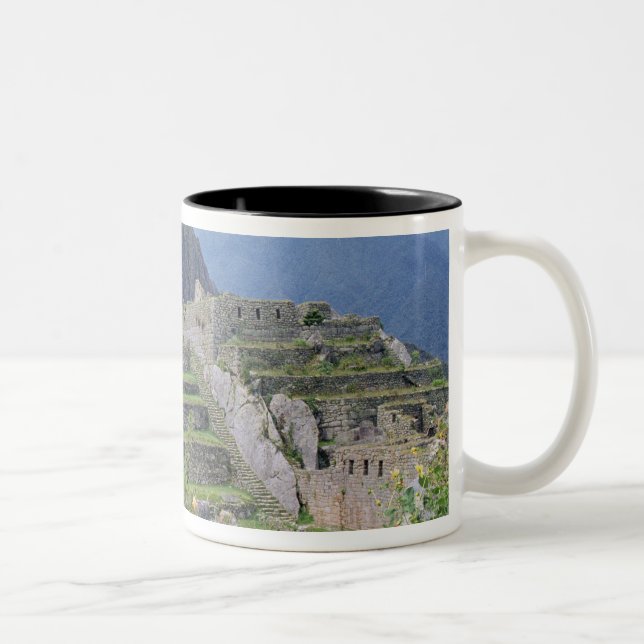 Caneca De Café Em Dois Tons Machu Picchu, Peru (Direita)