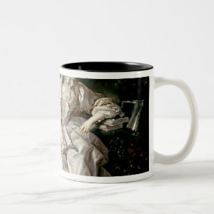 Caneca De Café Em Dois Tons Madame de Pompadour