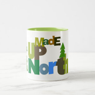 Caneca De Café Em Dois Tons Made Up North Mug