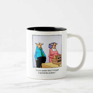 Caneca De Café Em Dois Tons Madre Humor Mug
