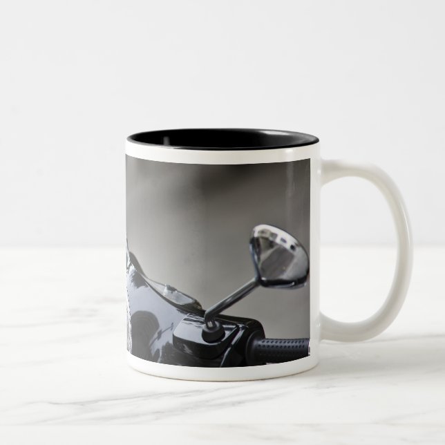 Caneca De Café Em Dois Tons Madrid, Vespa preta (Direita)