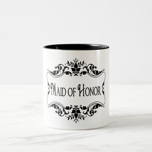 Caneca De Café Em Dois Tons Madrinha de casamento (Centro)