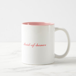 Caneca De Café Em Dois Tons Madrinha de casamento