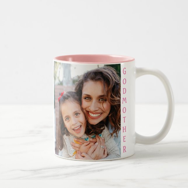 Caneca De Café Em Dois Tons Madrinha Mug! Foto doce (Direita)