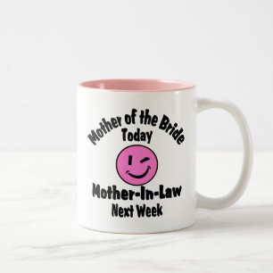Caneca De Café Em Dois Tons Mãe da noiva