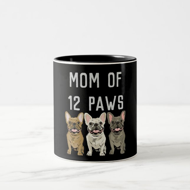 Caneca De Café Em Dois Tons Mãe de 12 patas (Centro)