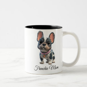 Caneca De Café Em Dois Tons Mãe de Bulldog Francês Frenchie