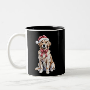 Caneca De Café Em Dois Tons Mãe de Cachorro Amante do Retriever Dourado no Nat