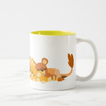 Mãe de desenho em forma de bico e caneca de bico