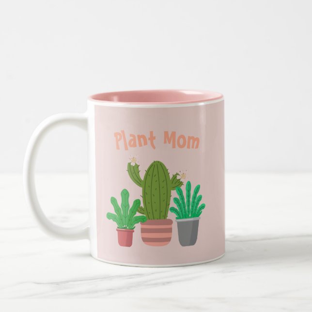 Caneca De Café Em Dois Tons Mãe de Planta (Esquerda)