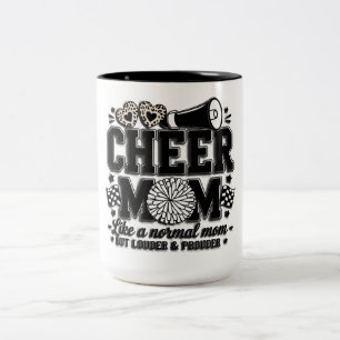 Caneca De Café Em Dois Tons Mãe de Torcida Fofa