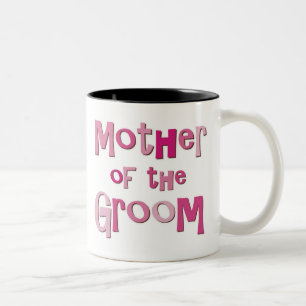 Caneca De Café Em Dois Tons Mãe do rosa Brown do noivo
