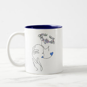 Caneca De Café Em Dois Tons Mãe e Filho Bond Mug de Dois Toneladas