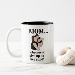 Caneca De Café Em Dois Tons Mãe Filho Mãe Para Ser