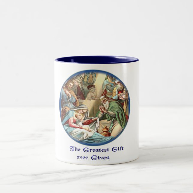 Caneca De Café Em Dois Tons Mãe Mary (Centro)
