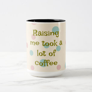 Caneca De Café Em Dois Tons Mãe Mug - Minimalista Presente no Dia da Mãe Ele