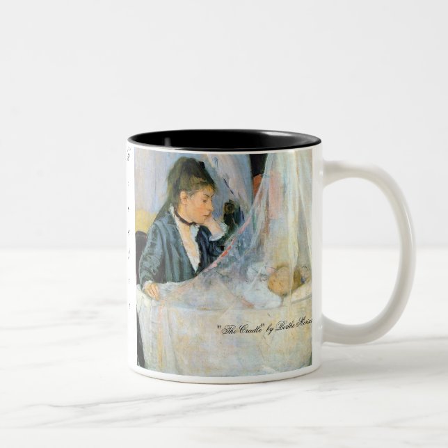 Caneca De Café Em Dois Tons Mãe nova, bebê novo (Direita)