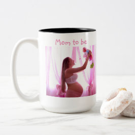 Caneca De Café Em Dois Tons Mãe para ser personalizada, dia de as mães