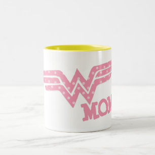Caneca De Café Em Dois Tons Mãe rosa maravilhosa