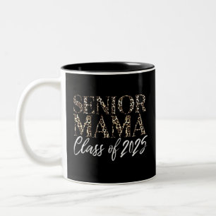 Caneca De Café Em Dois Tons Mãe Senior 2025 Orgulhosa Mãe De Uma Turma De 2025