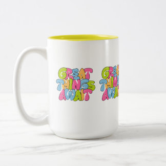 Caneca De Café Em Dois Tons "Mãe, Você É A Asa Dela"