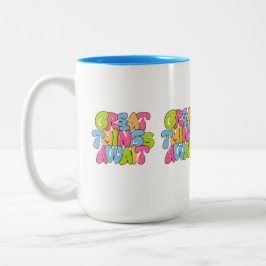 Caneca De Café Em Dois Tons "Mãe, Você É A Asa Dela"