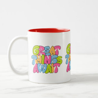 Caneca De Café Em Dois Tons "Mãe, Você É A Asa Dela"