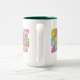 Caneca De Café Em Dois Tons "Mãe, Você É A Asa Dela"