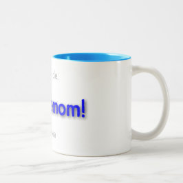 Caneca De Café Em Dois Tons mãedoproblema!