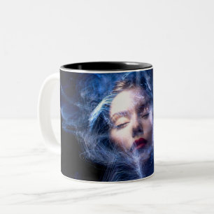Caneca De Café Em Dois Tons Mães em Pintor Luz