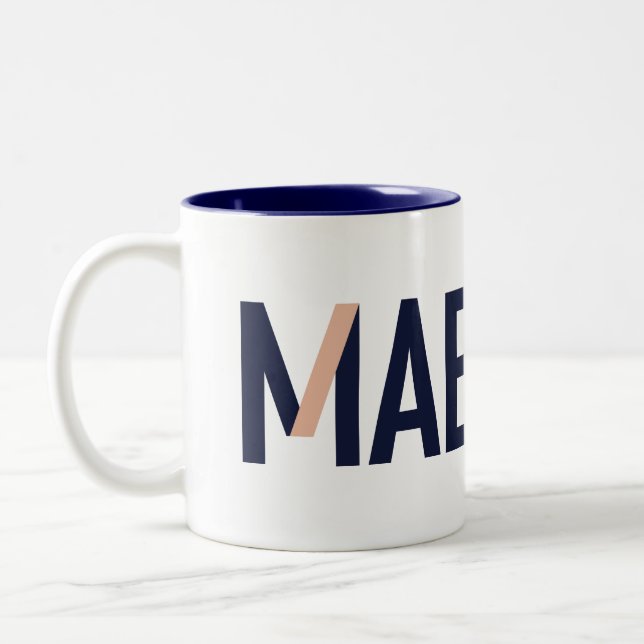 Caneca De Café Em Dois Tons Maestra Mug (Esquerda)